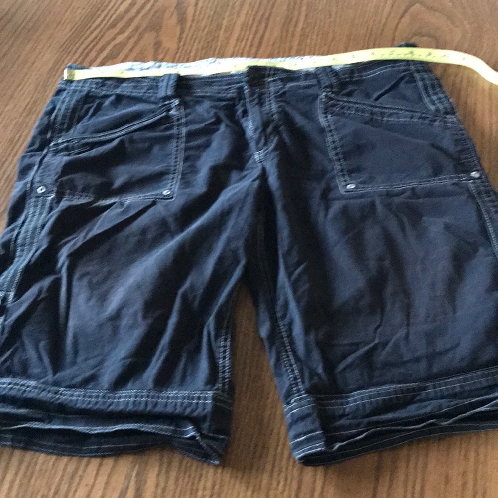 Black Aventura organic cotton shorts sz14